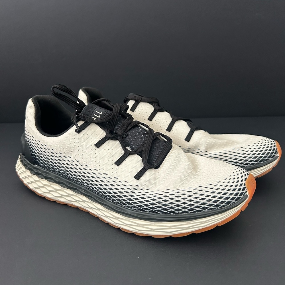 Men's Black and White Nobull Athletic Shoes